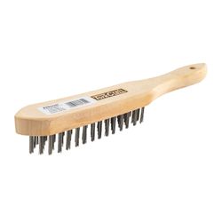 Wire Hand Scratch Brush Wood Handle